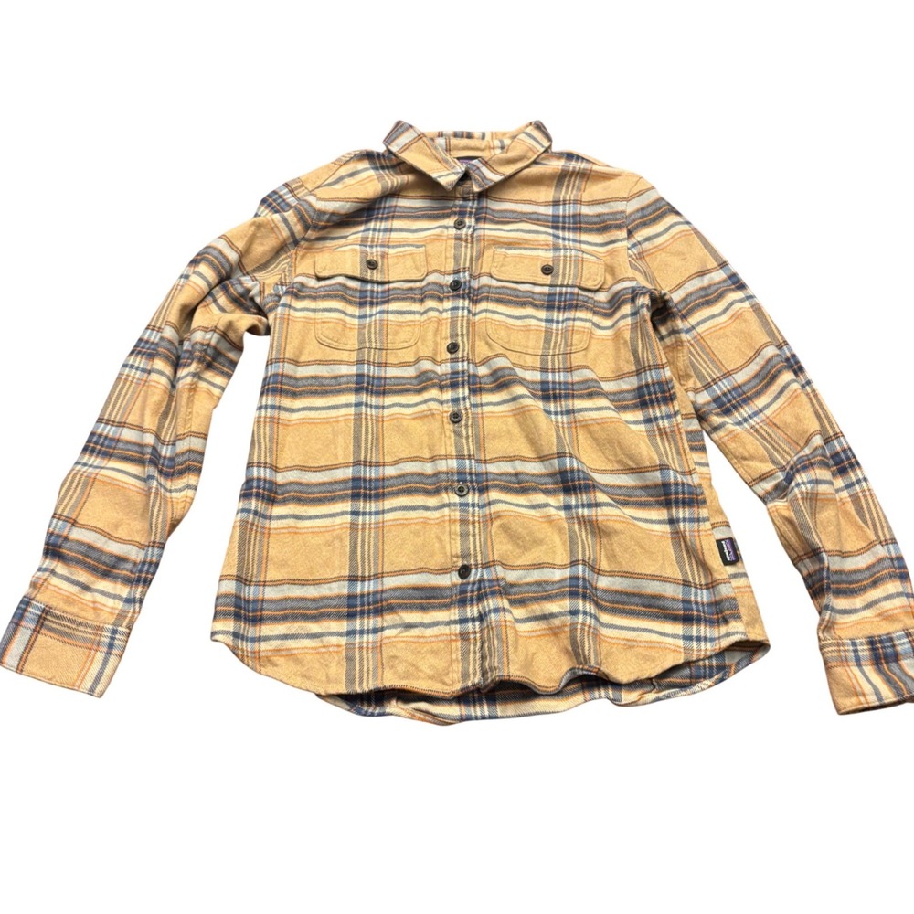 Patagonia | Mens M | Fjord Flannel | Organic Cotton | Plaid Button Down Shirt